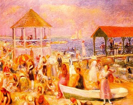 Beach Scene near New London, William Glackens